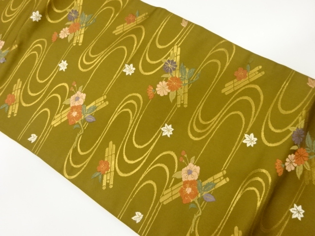 JAPANESE NAGOYA OBI / WOVEN STREAM